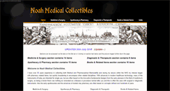 Desktop Screenshot of noahmedicalcollectibles.com